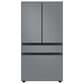 Samsung Bespoke 4-Door French Door Refrigerator Bottom Panel in Matte Grey Glass, , large
