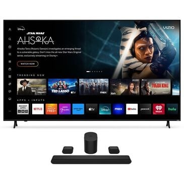 VIZIO 86" Class 4K LED - Smart TV with 5.1 SE Soundbar in Black, , large