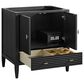 James Martin Myrrin 30" Single Bathroom Vanity in Carbon Oak with 3 cm Tajnar Eclos Top and Rectangular Sink, , large