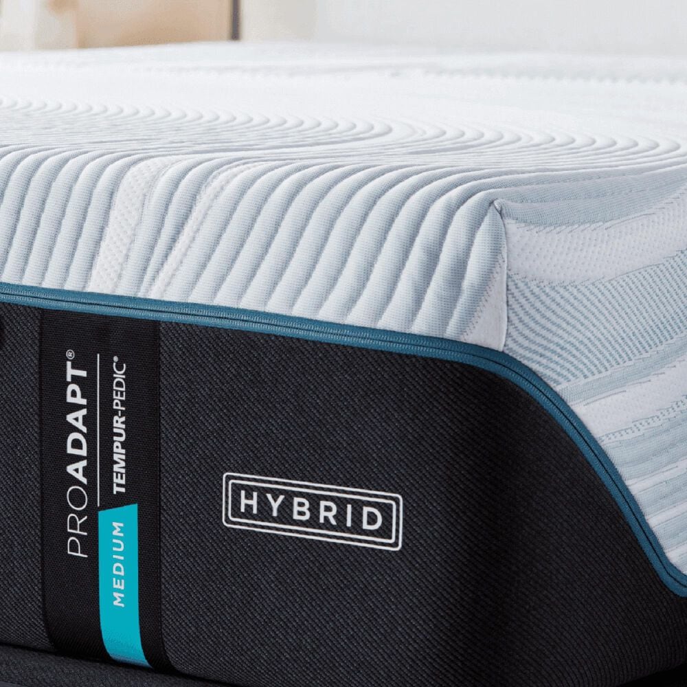 Tempur-Pedic ProAdapt 2.0 Medium Hybrid Split King Mattress with Low Profile Box Springs, , large