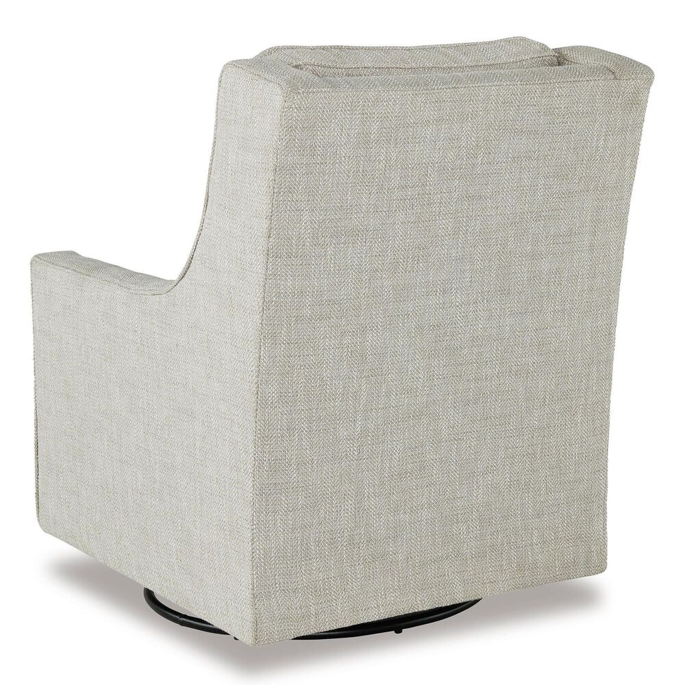 Ashley Kambria Swivel Glider Accent Chair in Fog, , large