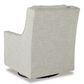 Ashley Kambria Swivel Glider Accent Chair in Fog, , large