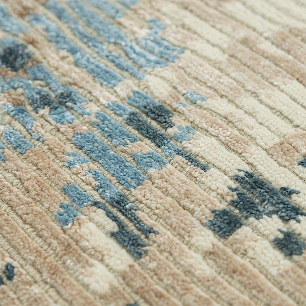 RIZZY Finesse Beige and Blue 8' x 10' Area Rug, , large