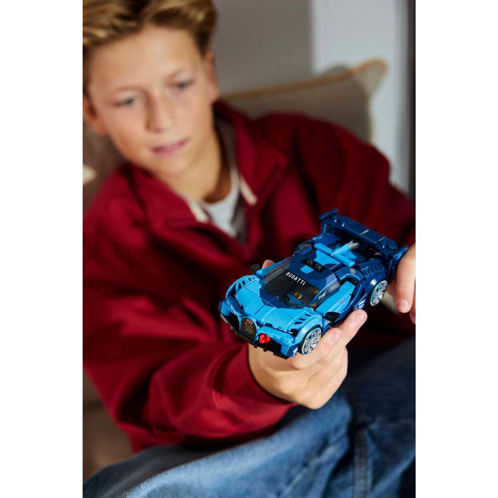 LEGO Speed Champions Bugatti Vision GT Hyper Sports Car Building Set, , large