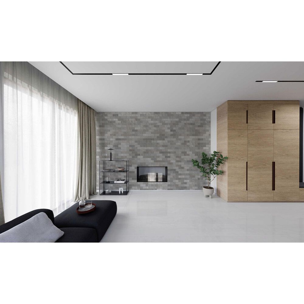 Soho Studio Serena Grey 3" x 8" Ceramic Tile, , large