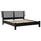 Ashley Danziar Queen Slat Panel Bed in Matte Black, , large