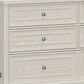 Richlands Furniture Soren 4-Drawer Dresser with Queen Convertible Bed in Whitewash, , large