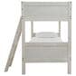 Ashley Robbinsdale Twin over Twin Bunk Bed with Ladder in Antique White, , large