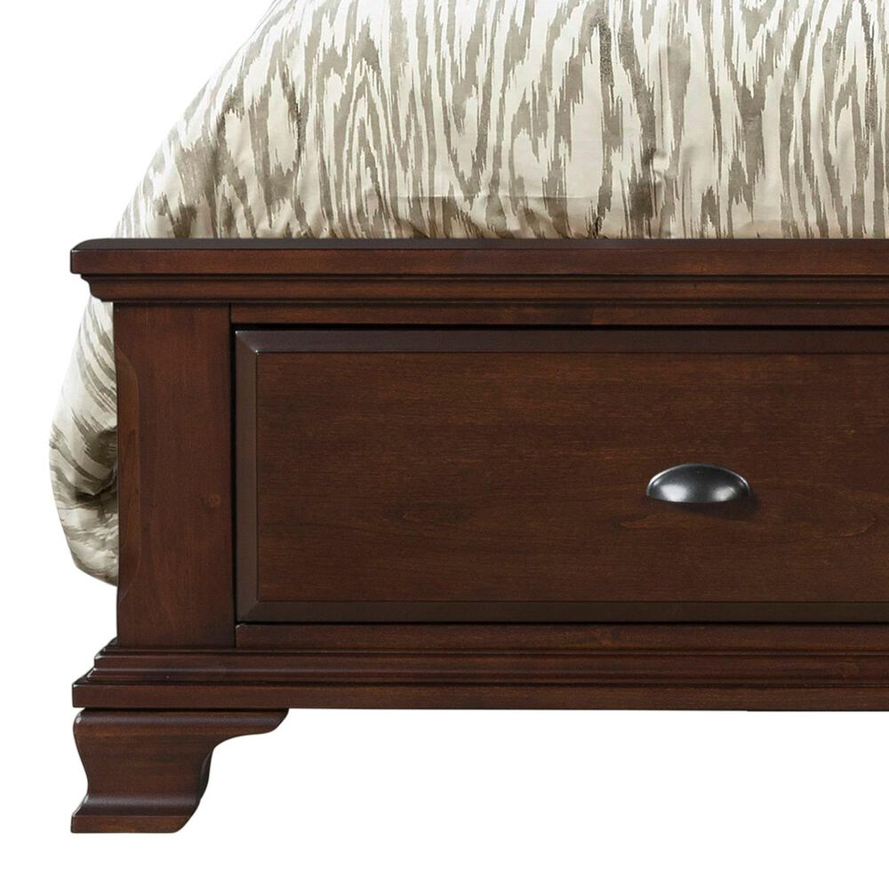 Mayberry Hill Canton Queen Storage Bed in Cherry, , large