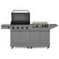Tytus Anaheim and Emberwood 3-Piece Modular Duo with 2-Burner Gas Griddle in Gunmetal Gray, , large
