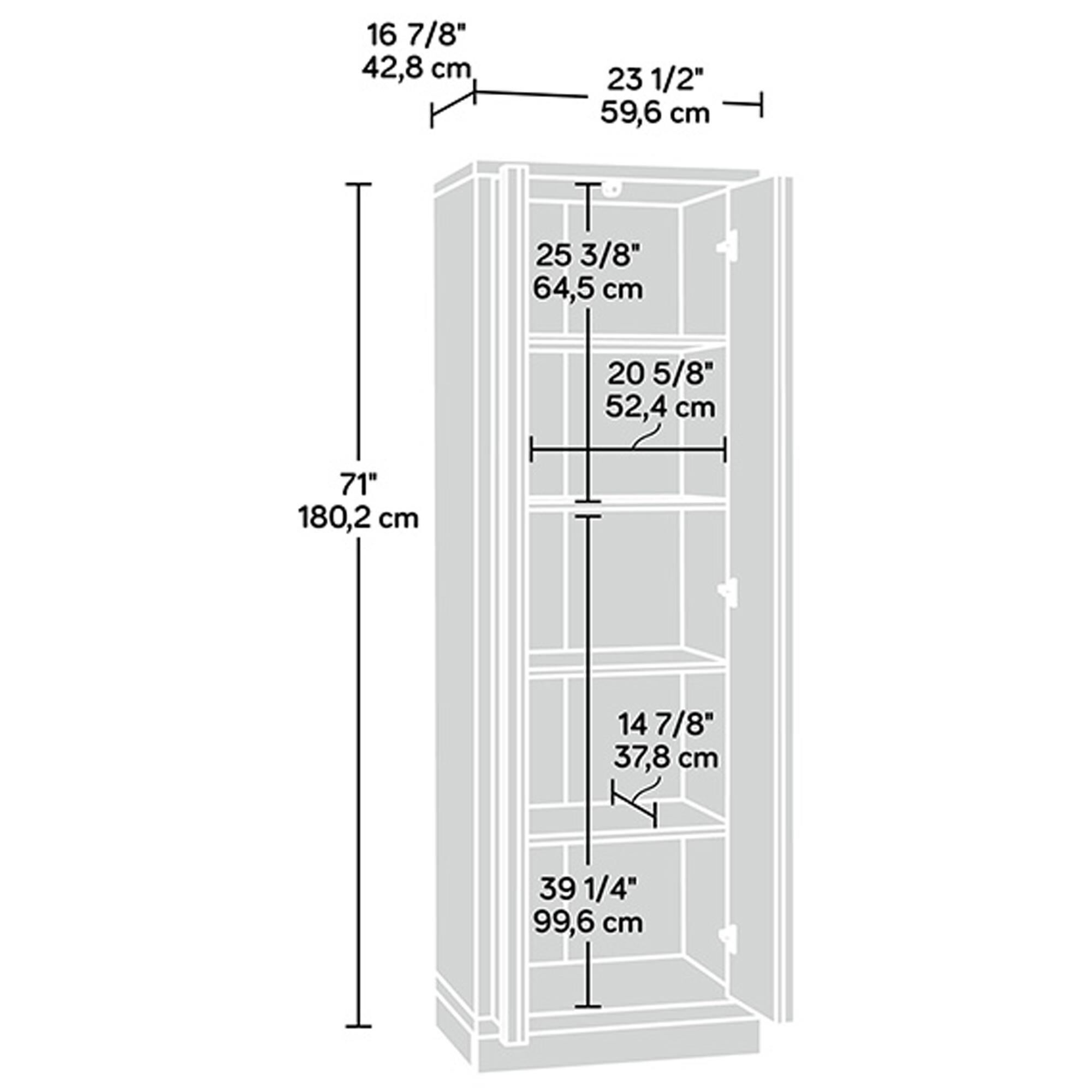 Sauder Merton Hall 2-Door Storage Cabinet in Dakota Oak
