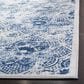 Safavieh Martha Stewart Floral 2" x 12" Cream and Blue Runner, , large