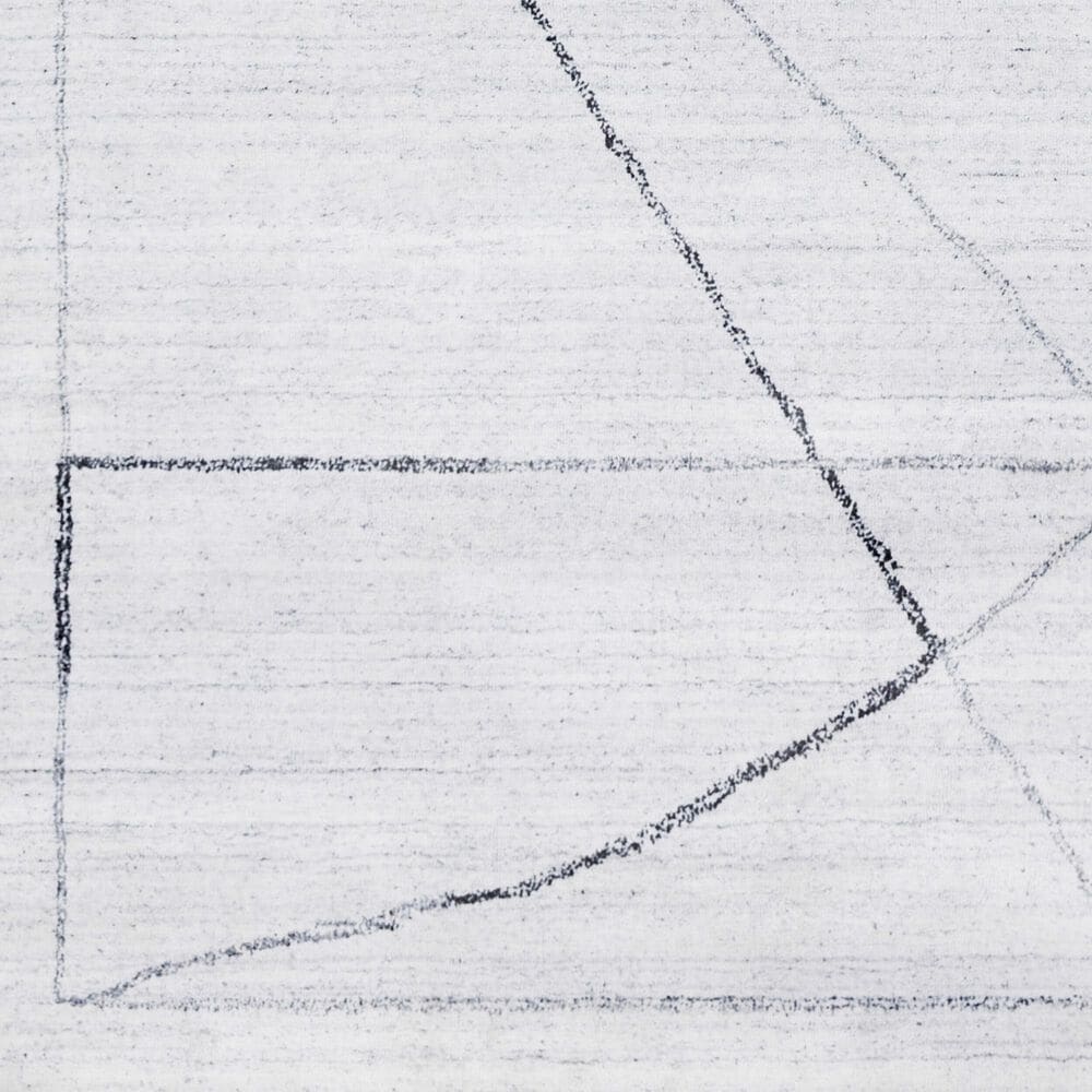 Surya Hightower Charcoal, White and Black 6&#39; x 9&#39; Area Rug, , large