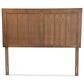Baxton Studio Patwin King Panel Headboard in Ash Walnut, , large
