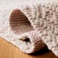 Safavieh Natura 8" x 10" Ivory and Pink Area Rug, , large