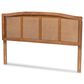 Baxton Studio Marieke Queen Panel Headboard in Ash Walnut, , large