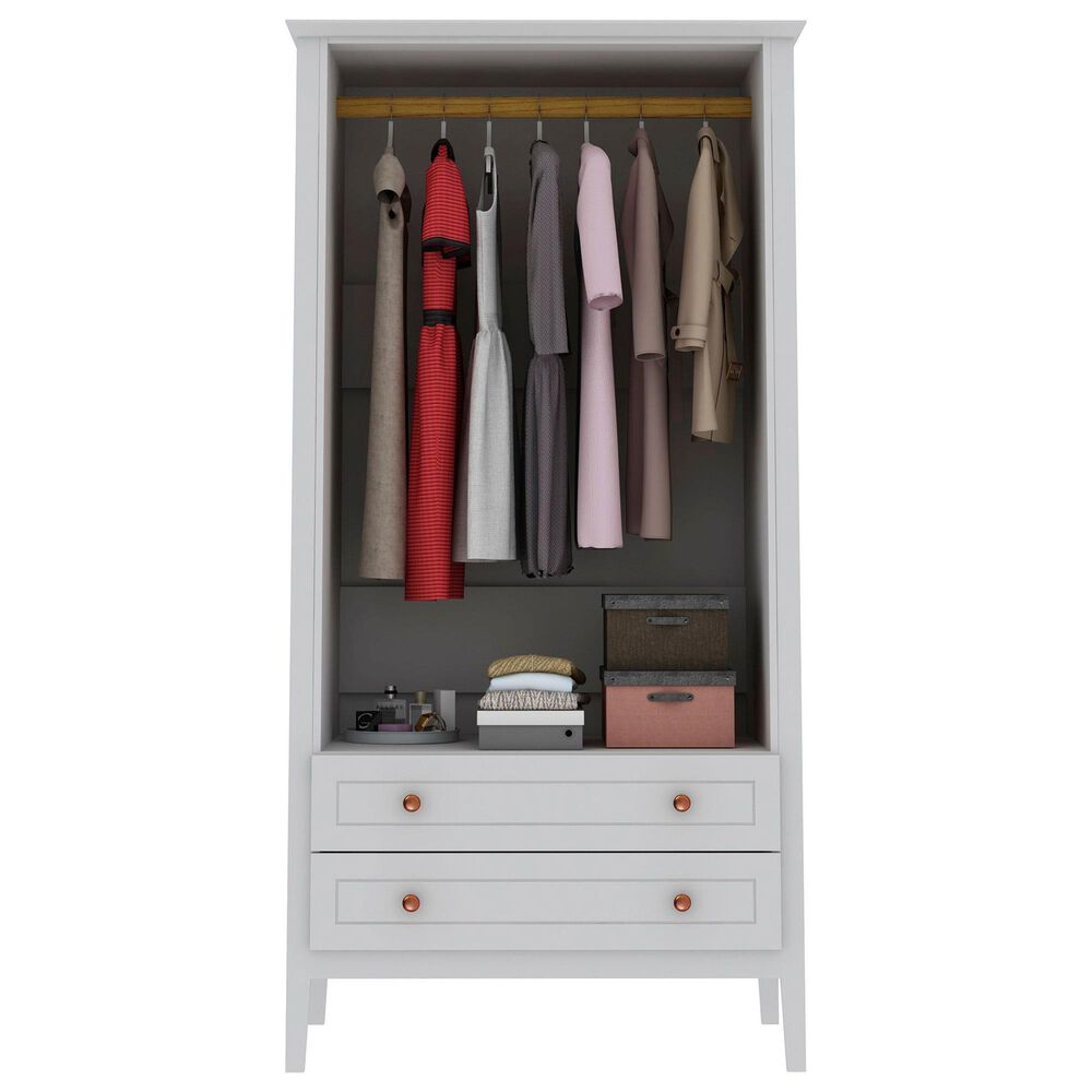 Dayton Crown Full Wardrobe in White, , large