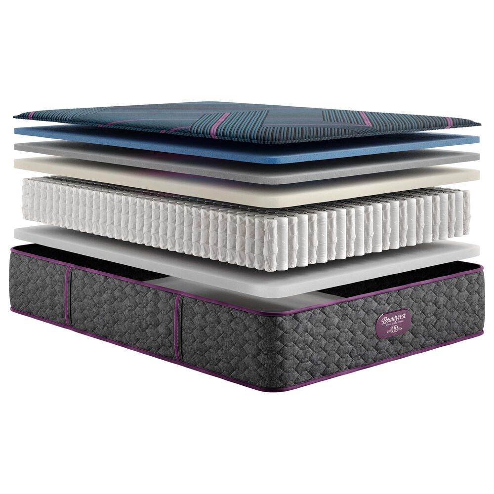 Beautyrest World Class Level Three Hybrid Medium Twin XL Mattress, , large