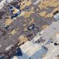 RIZZY Bolero BOL727 Blue and Multicolor 3" x 10" Runner, , large