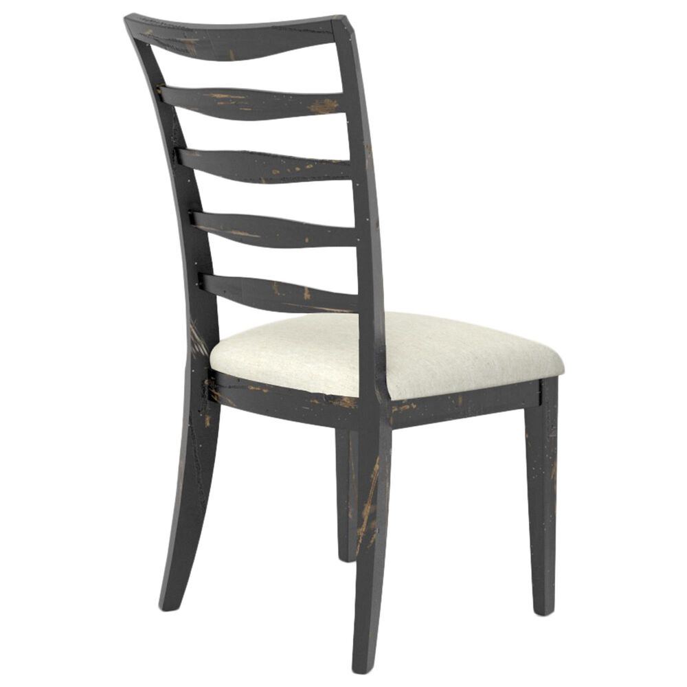 Declan Dining Champlain Side Chair in Distressed Black, , large