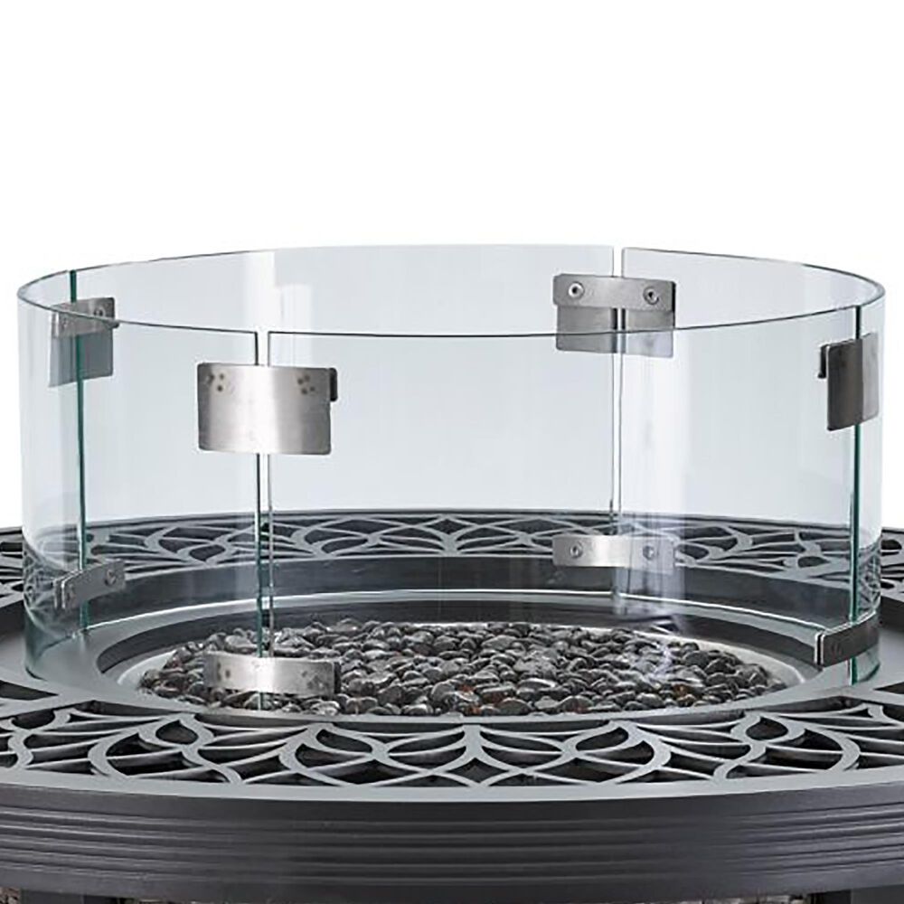 Venture Round Glass Windscreen for 42" Fire Pit, , large