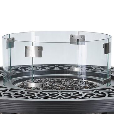 Venture Round Glass Windscreen for 42" Fire Pit, , large