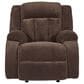 Ashley Observation Power Rocker Recliner in Chocolate, , large