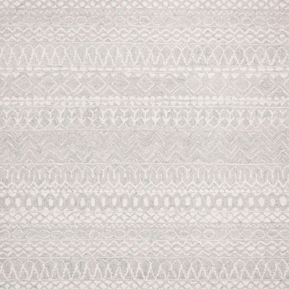 Safavieh Micro-Loop 10&#39; x 14&#39; Aqua and Ivory Area Rug, , large
