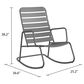 DHP Roberta Patio Rocking Chair in Charcoal, , large