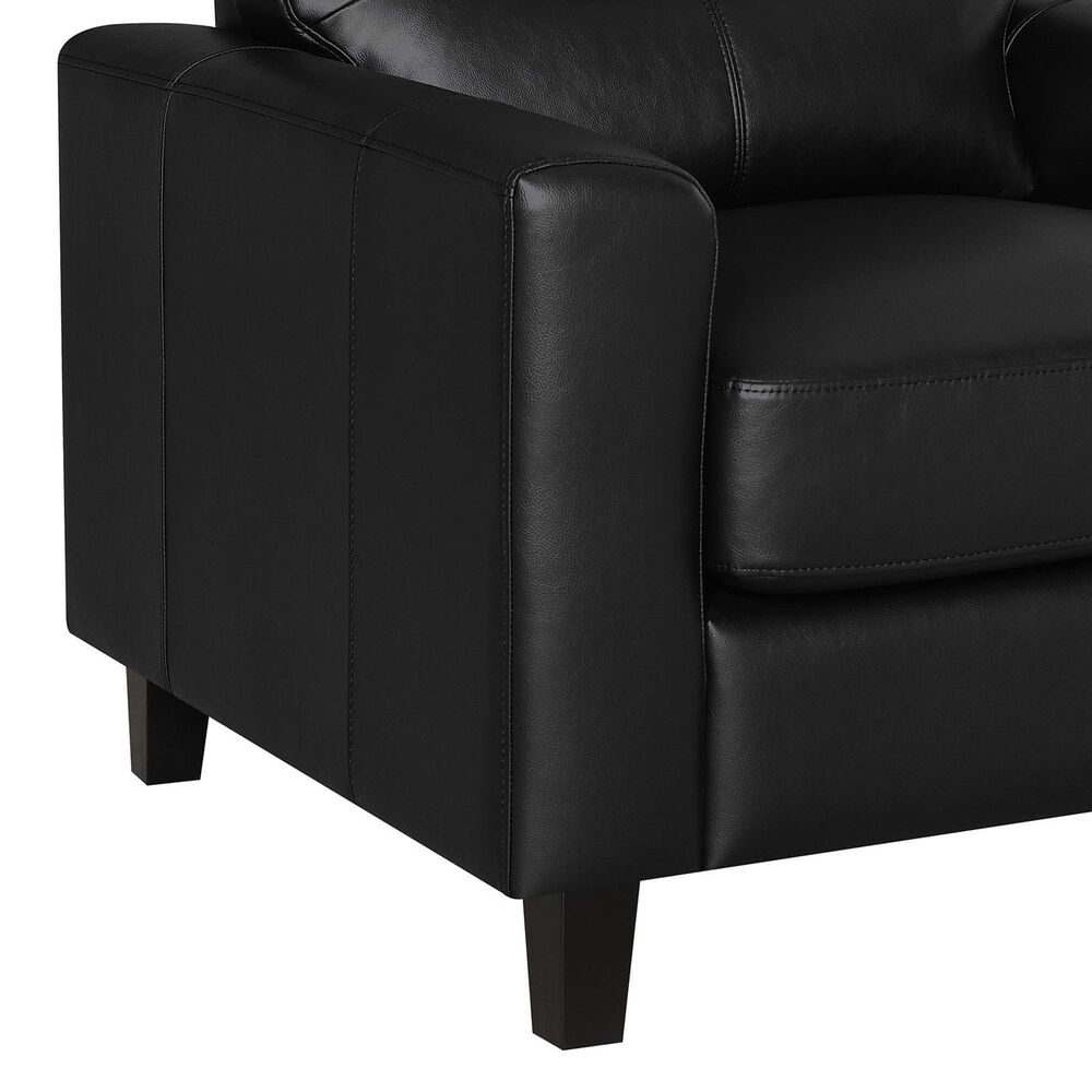 Coaster Scotland Accent Arm Chair in Black, , large
