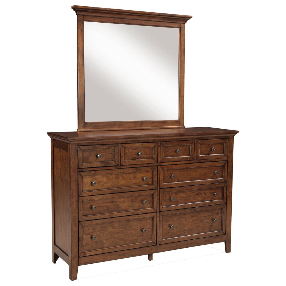 Hawthorne Furniture San Mateo 4 Piece Queen Storage Bedroom Set in Tuscan, , large