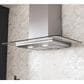 Zephyr Modena 30" Color Changing Wall Mount Chimney Range Hood in Stainless Steel, , large