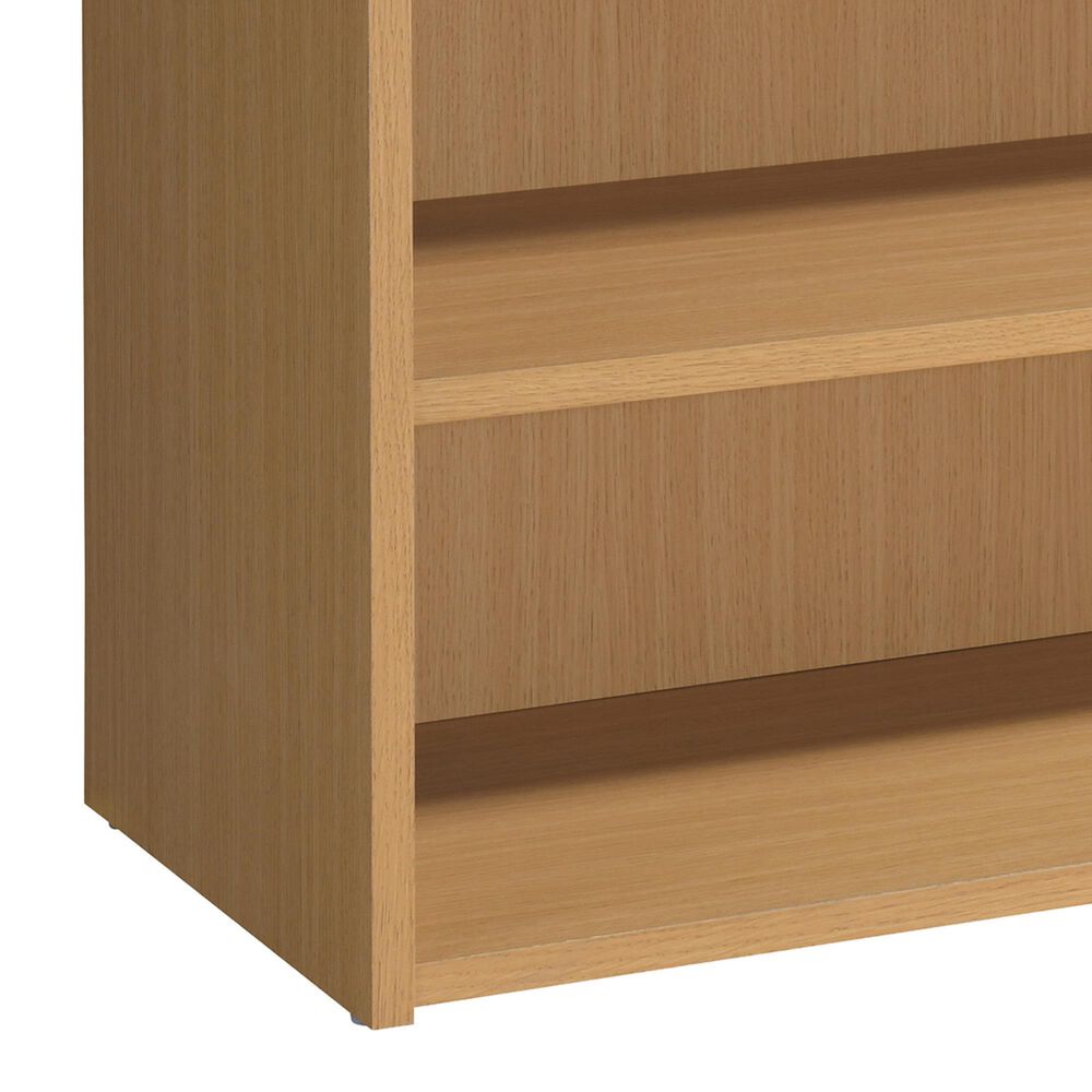 Valor Living Denmark 3-Shelf Bookcase in Natural, , large