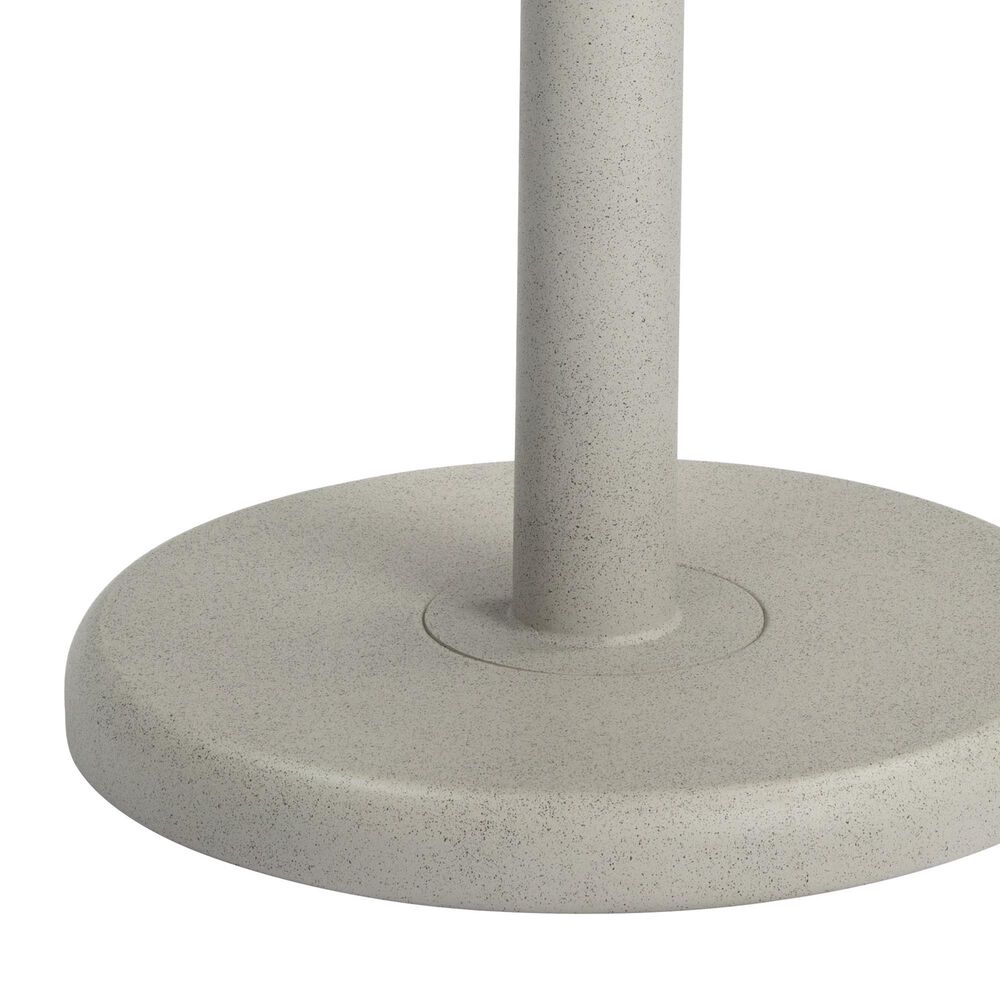 Zuo Modern Liora 28" Round Dining Table in White and Gray - Table Only, , large