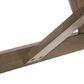 Hearth and Haven Dining Table in Antique Brown - Table Only, , large