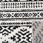 Safavieh Tulum TUL272B 5"3" x 7"6" Ivory and Black Area Rug, , large