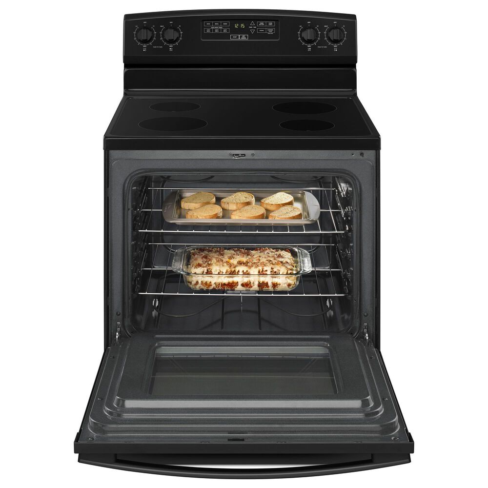Amana Amana 4.8 Cu. Ft. 30&quot; Smoothtop Electric Range with Extra-Large Oven Window in Black, , large