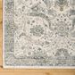 Surya Dresden White, Medium Gray, Gray, Light Slate, Denim and Mustard 2"7" x 3"11" Area Rug, , large