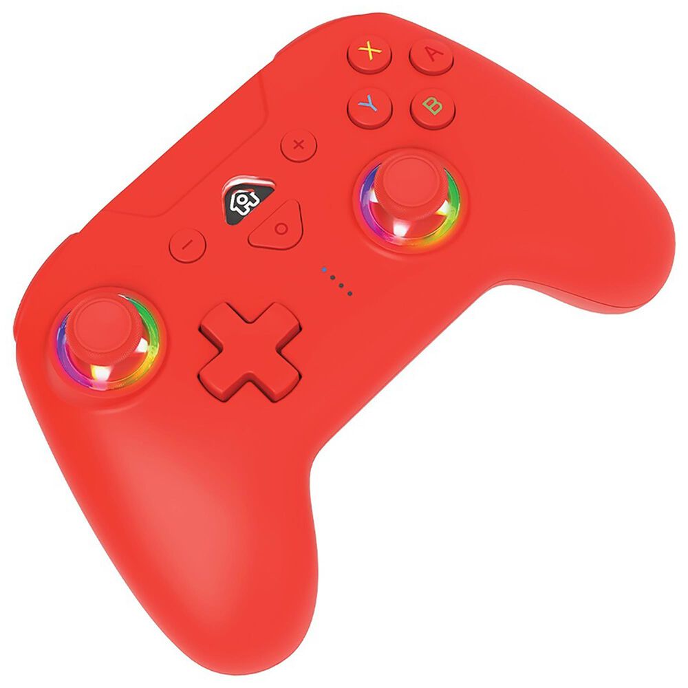 SUBSONIC Wireless LED Controller in Red - Nintendo Switch, , large
