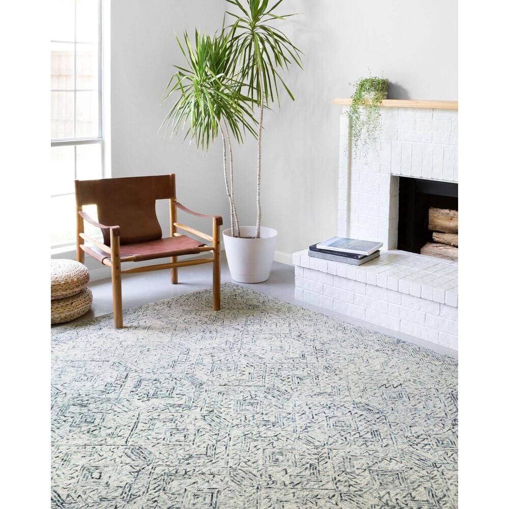 Loloi II Ziva ZV-03 7&#39;9&quot; x 9&#39;9&quot; Bluestone, , large