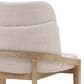 Blue Sun Designs Jacquelyn Dining Side Chair in Light Natural Finish and Beige Upholstery, , large
