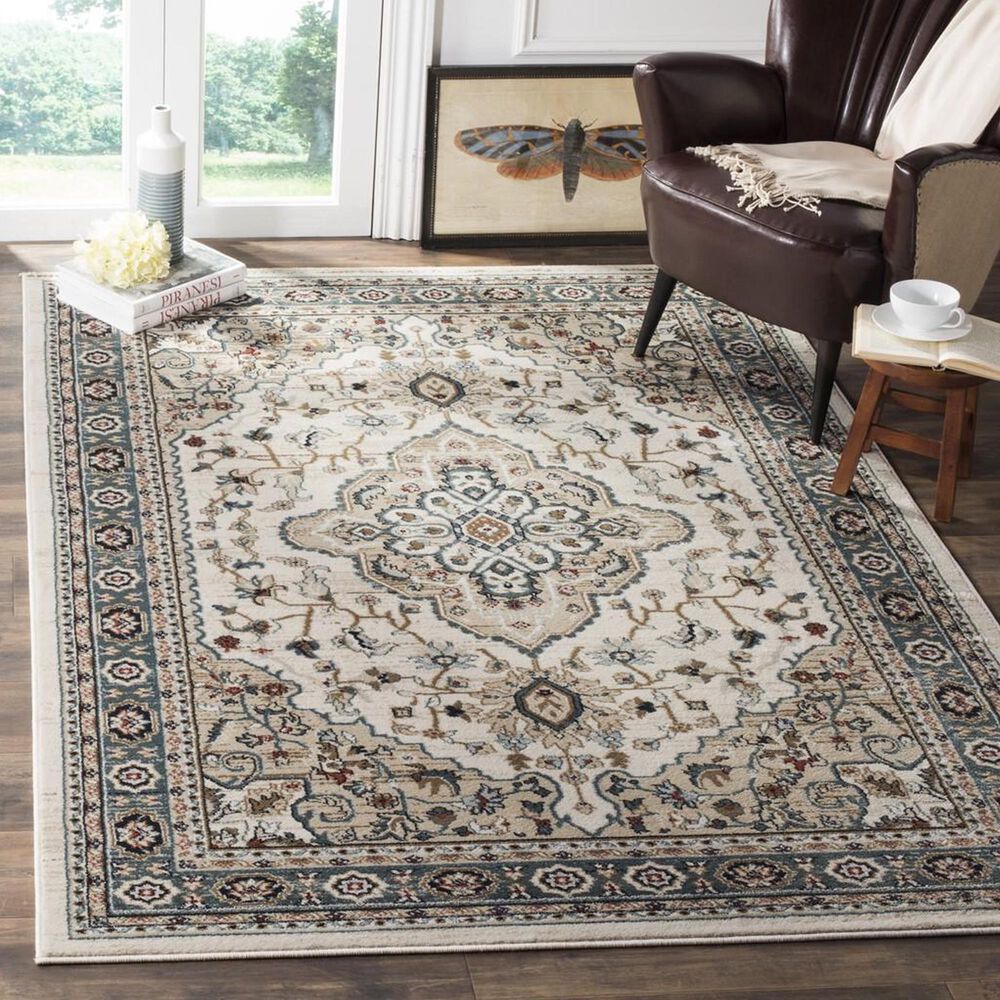 Safavieh Lyndhurst 8&#39; x 10&#39; Cream and Beige Area Rug, , large