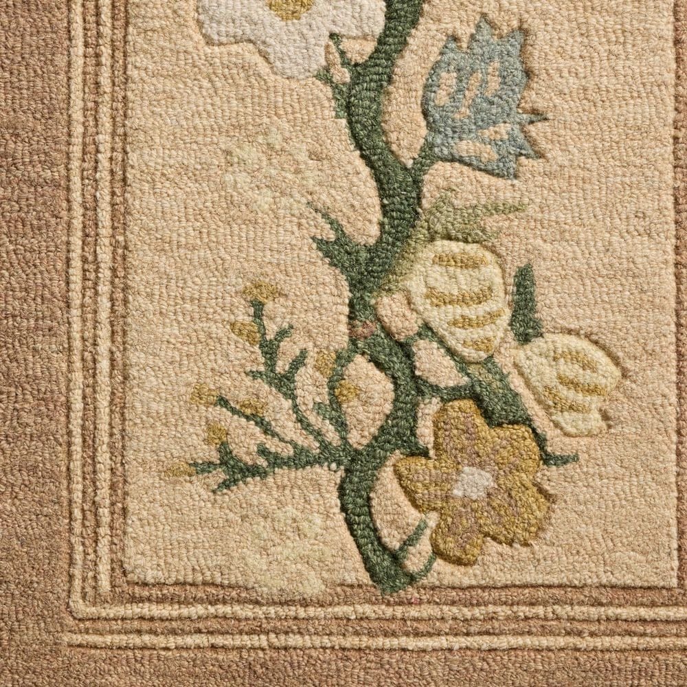 Rifle Paper Co. x Loloi Thistle Neutral and Multicolor 9'3" x 13' Area Rug, , large