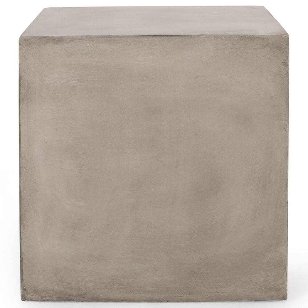 Hearth and Haven Square Patio Side Table in Light Grey, , large