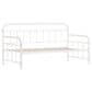 Richlands Furniture Twin Metal Slat Daybed in White, , large