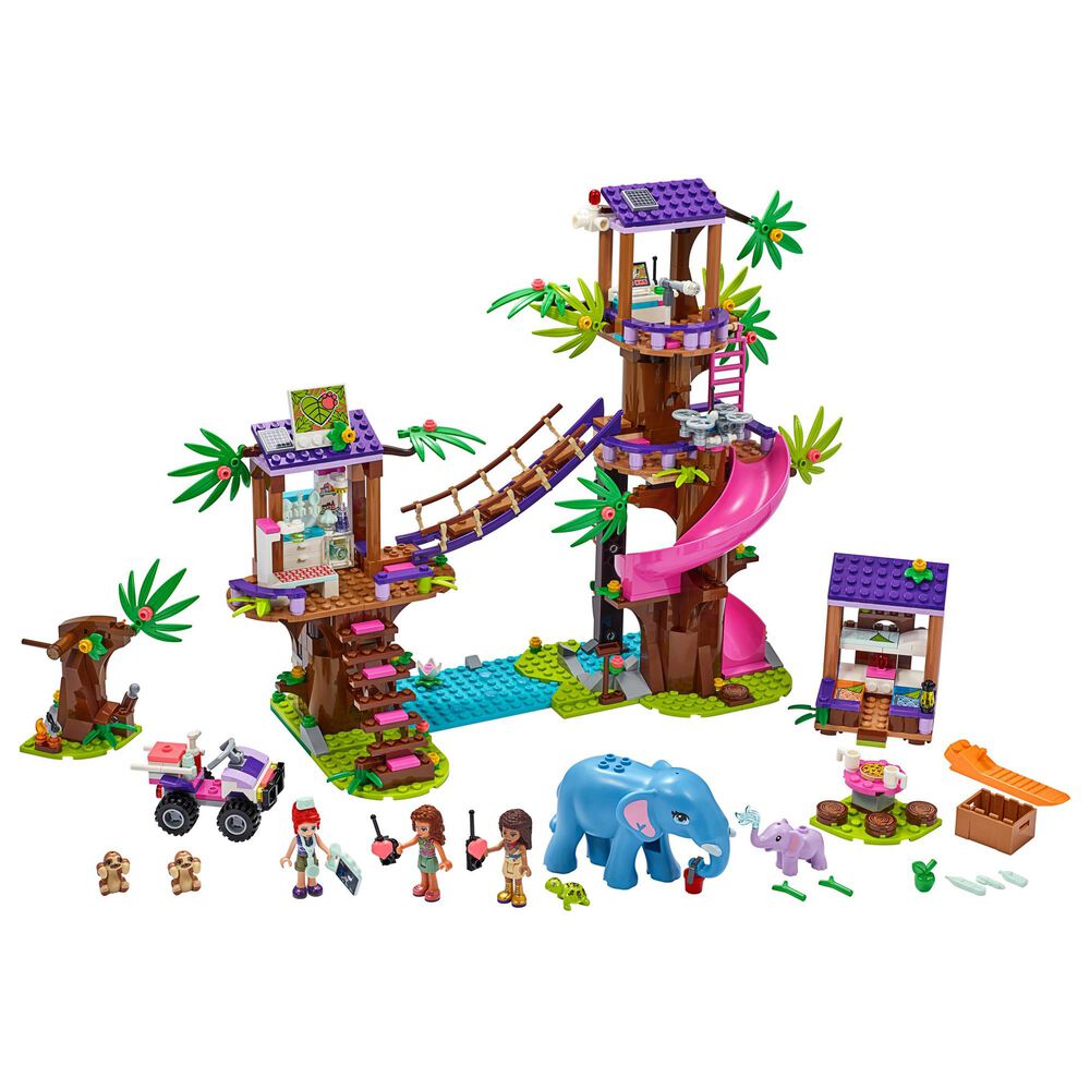 LEGO Friends Jungle Rescue Base Building Set, , large