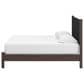 Ashley Pamytta King Upholstered Panel Platform Bed in Rich Brown, , large