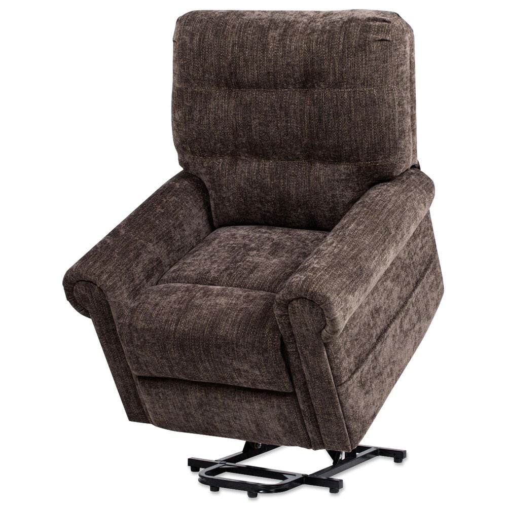 Jennifer Taylor Home Irwin Power Lift Assistance Recliner Chair in Chocolate Brown, , large