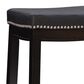 Linon Home Decor Claridge Bar Stool in Black (Set of 2), , large