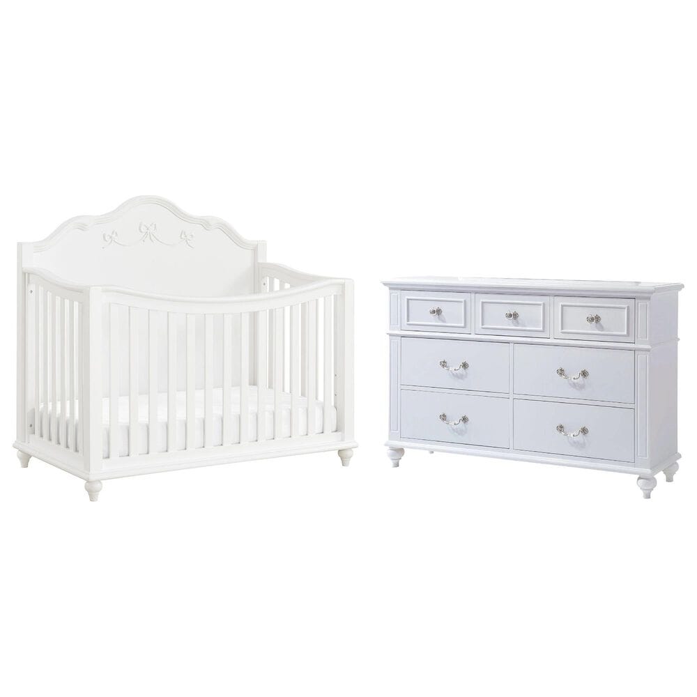 Mayberry Hill Alana 2-Piece Nursery Set in Antique White, , large